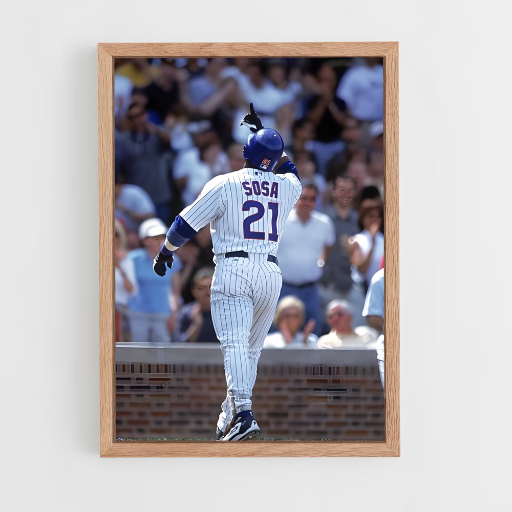 Poster Sammy sosa rempli – affiche Baseball (vue 4)